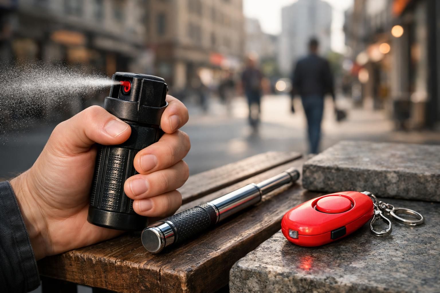 découvrez quelles armes sont légales et efficaces pour assurer votre défense personnelle dans la rue en toute sécurité.