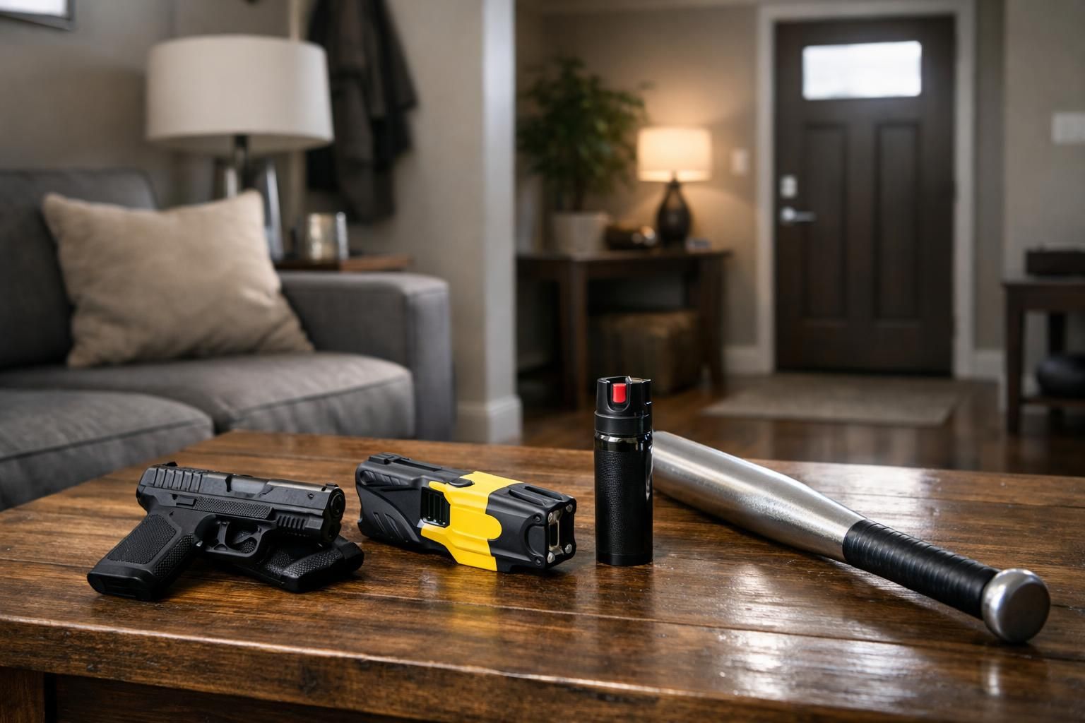 découvrez quelle est l'arme la plus efficace pour la défense de votre domicile, en prenant en compte la sécurité, la légalité et l'efficacité pour protéger votre foyer.